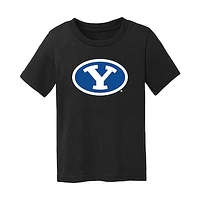 Toddler Chad & Jake Black BYU Cougars Primary Logo T-Shirt