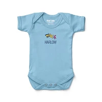 Infant Chad & Jake Blue Drexel Dragons Logo Personalized Bodysuit