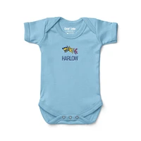 Infant Chad & Jake Blue Drexel Dragons Logo Personalized Bodysuit