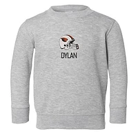 Toddler Chad & Jake Heather Gray Oregon State Beavers Logo Personalized Pullover Sweatshirt