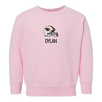 Toddler Chad & Jake Pink Oregon State Beavers Logo Personalized Pullover Sweatshirt
