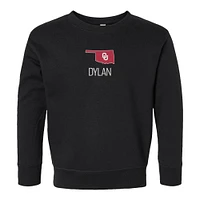 Toddler Chad & Jake Oklahoma Sooners Logo Personalized Pullover Sweatshirt