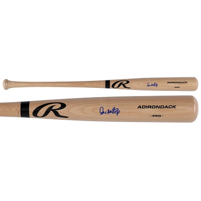 Don Mattingly New York Yankees Autographed Blonde Rawlings Pro Bat