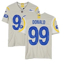 Aaron Donald Los Angeles Rams Autographed Bone Nike Limited Jersey