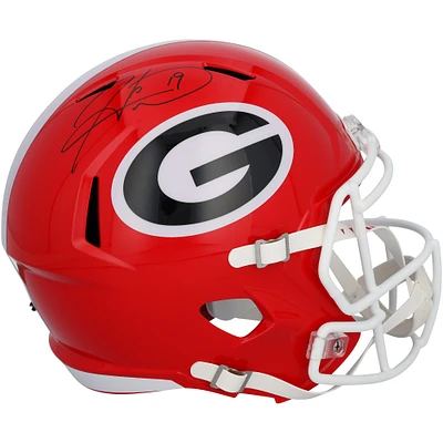 Hines Ward Georgia Bulldogs Autographed Riddell Speed Replica Helmet