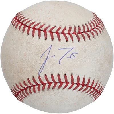 J.T. Realmuto Philadelphia Phillies Autographed Game-Used Baseball vs. Washington Nationals on April 5, 2024 - Single
