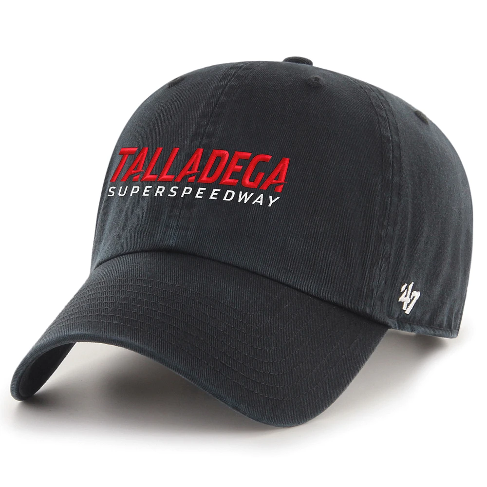 Men's '47 Black Talladega Superspeedway Clean Up Adjustable Hat