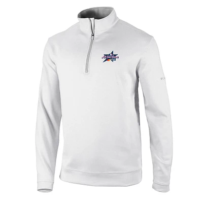 Men's Columbia White 2025 MLB All-Star Game Omni-Wick Wickhams Hills Quarter-Zip Pullover