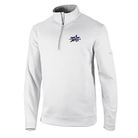 Men's Columbia White 2025 MLB All-Star Game Omni-Wick Wickhams Hills Quarter-Zip Pullover