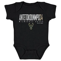 Infant 500 Level Giannis Antetokounmpo Black Milwaukee Bucks Elite Bodysuit