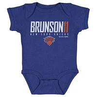 Infant 500 Level Jalen Brunson Blue New York Knicks Elite Bodysuit