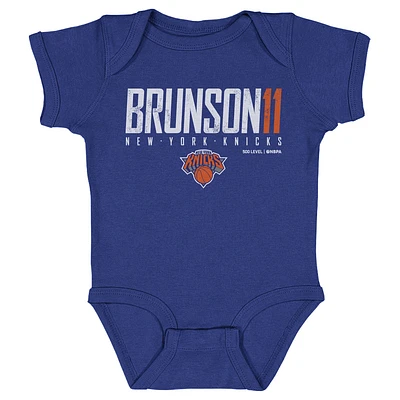 Infant 500 Level Jalen Brunson Blue New York Knicks Elite Bodysuit