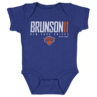Infant 500 Level Jalen Brunson Blue New York Knicks Elite Bodysuit