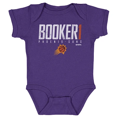 Infant 500 Level Devin Booker Purple Phoenix Suns Elite Bodysuit