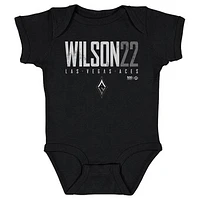 Infant 500 Level A'ja Wilson Black Las Vegas Aces Elite Bodysuit