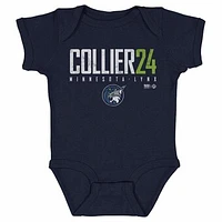 Infant 500 Level Napheesa Collier Navy Minnesota Lynx Elite Bodysuit