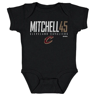 Infant 500 Level Donovan Mitchell Black Cleveland Cavaliers Elite Bodysuit
