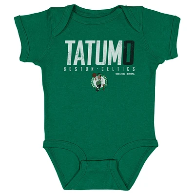 Infant 500 Level Jayson Tatum Kelly Green Boston Celtics Elite Bodysuit