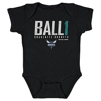 Infant 500 Level LaMelo Ball Black Charlotte Hornets Elite Bodysuit