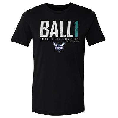 Men's 500 Level LaMelo Ball Black Charlotte Hornets Elite T-Shirt