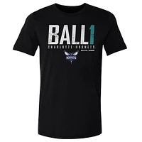 Men's 500 Level LaMelo Ball Black Charlotte Hornets Elite T-Shirt