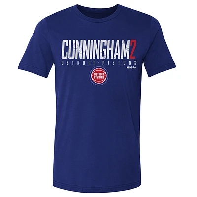 Men's 500 Level Cade Cunningham Blue Detroit Pistons Elite T-Shirt