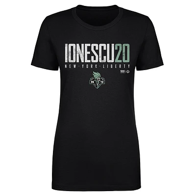 Women's 500 Level Sabrina Ionescu Black New York Liberty Elite T-Shirt