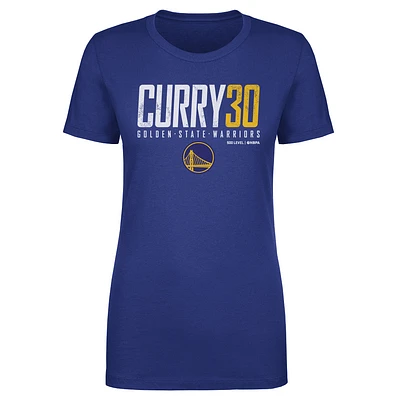 Women's 500 Level Stephen Curry Royal Golden State Warriors Elite T-Shirt