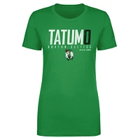 Women's 500 Level Jayson Tatum Kelly Green Boston Celtics Elite T-Shirt