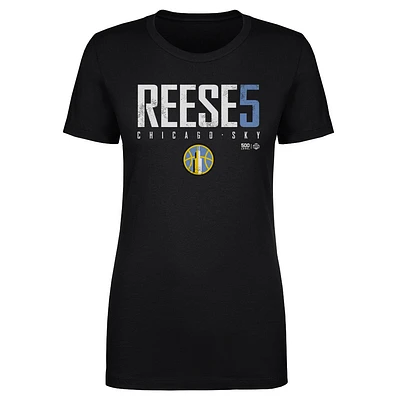 Women's 500 Level Angel Reese Black Chicago Sky Elite T-Shirt