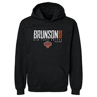 Men's 500 Level Jalen Brunson New York Knicks Elite Pullover Hoodie