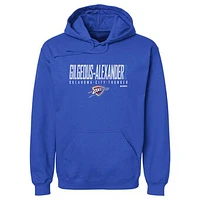 Men's 500 Level Shai Gilgeous-Alexander Blue Oklahoma City Thunder Elite Pullover Hoodie