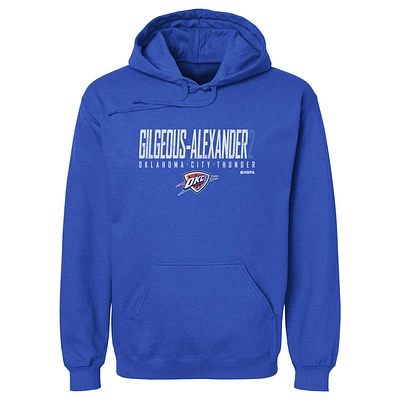 Men's 500 Level Shai Gilgeous-Alexander Blue Oklahoma City Thunder Elite Pullover Hoodie