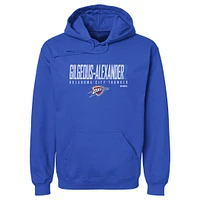 Men's 500 Level Shai Gilgeous-Alexander Blue Oklahoma City Thunder Elite Pullover Hoodie