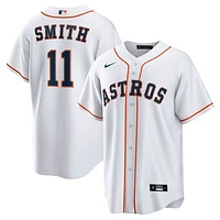Men's Nike Cam Smith White Houston Astros Home Replica Jersey