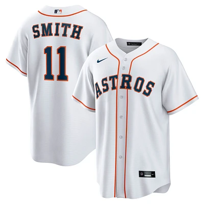 Men's Nike Cam Smith White Houston Astros Home Replica Jersey