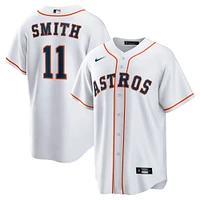 Men's Nike Cam Smith White Houston Astros Home Replica Jersey