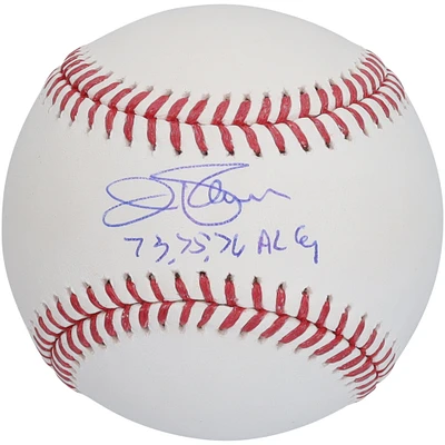 Jim Palmer Baltimore Orioles Autographed Baseball with "73, 75, 76 AL CY" Inscripion