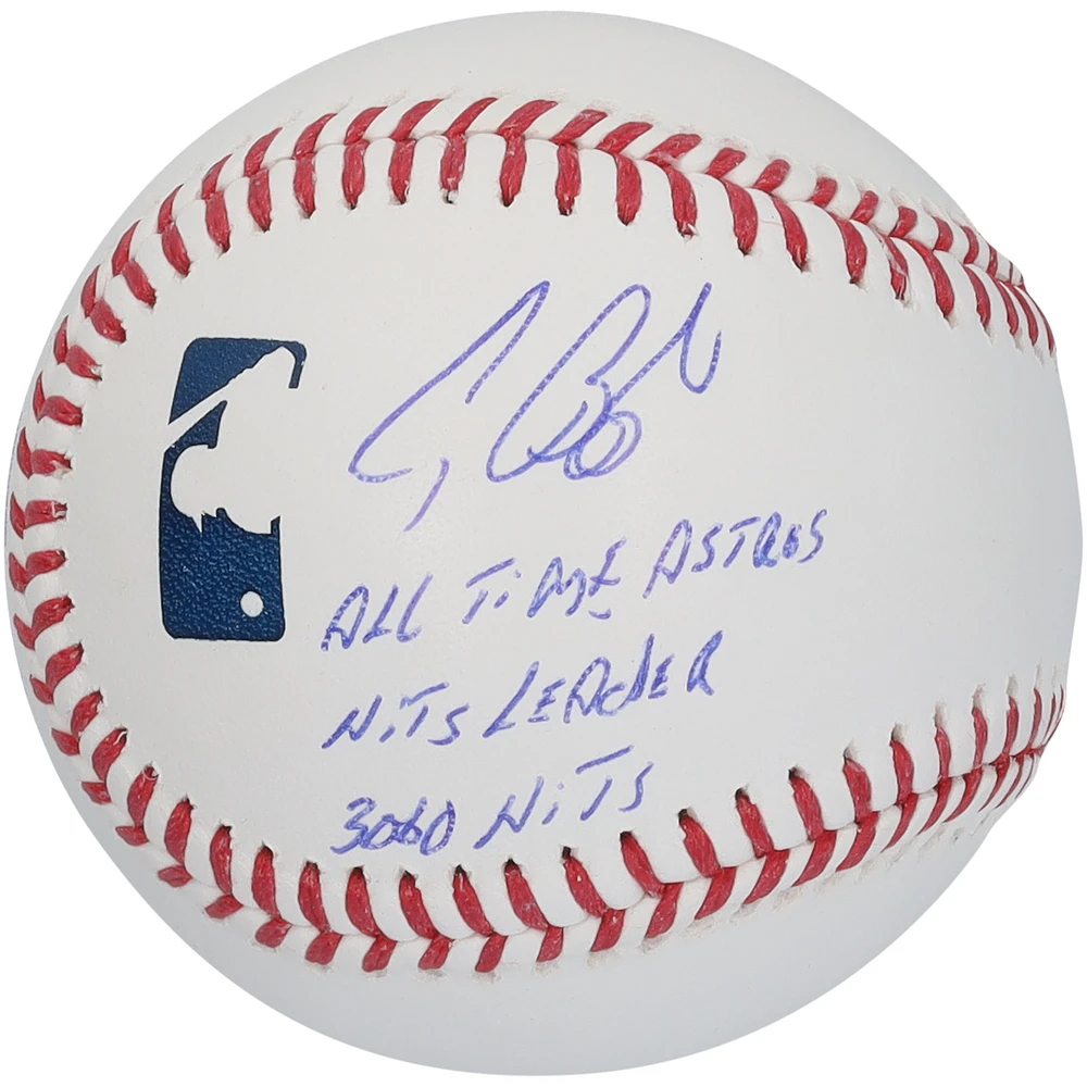 Craig Biggio & Jeff Bagwell Houston Astros Autographed Baseball with Multiple Inscriptions - Limited Edition of 10