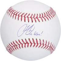 Francisco Lindor New York Mets Autographed Baseball with "LGM!" Inscription