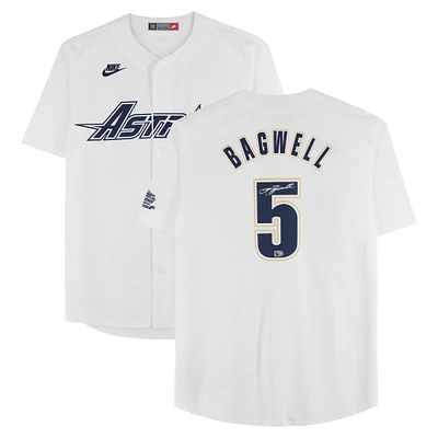 Jeff Bagwell Houston Astros Autographed White Nike Cooperstown Limited Jersey