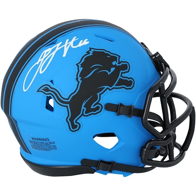 Jared Goff Detroit Lions Autographed Riddell Rave Speed Mini Helmet