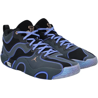 Jayson Tatum Boston Celtics Game-Used Black Jordan Brand Shoes vs. Detroit Pistons on February 26, 2025
