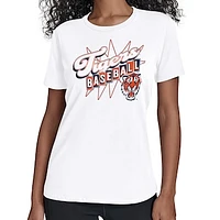 Women's Starter  White Detroit Tigers Drive-In T-Shirt