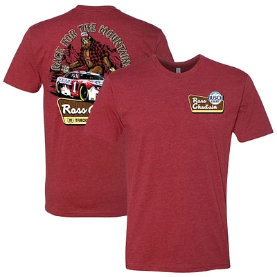 Men's Trackhouse Racing Team Collection Red Ross Chastain Busch Light Flannel T-Shirt