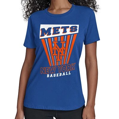 Women's Starter  Royal New York Mets Poster Print T-Shirt