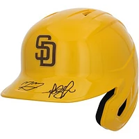 Manny Machado & Fernando Tatis Jr. San Diego Padres Autographed Alternate Chrome Replica Batting Helmet