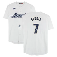 Craig Biggio Houston Astros Autographed White Nike Cooperstown Limited Jersey