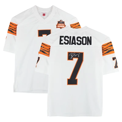 Boomer Esiason Cincinnati Bengals Autographed White Mitchell & Ness Legacy Jersey