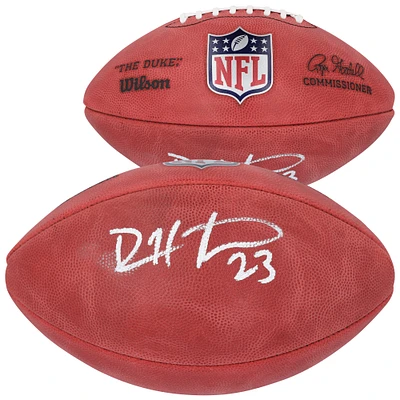 Devin Hester Chicago Bears Autographed Wilson Duke Full Color Football